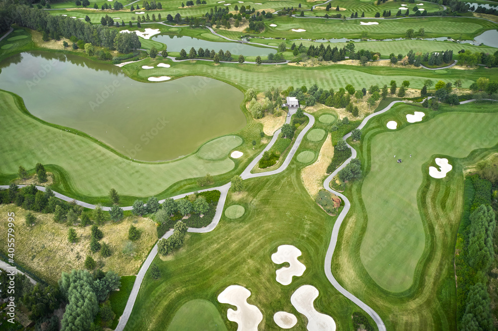 Golfplatz - Architektur und Design